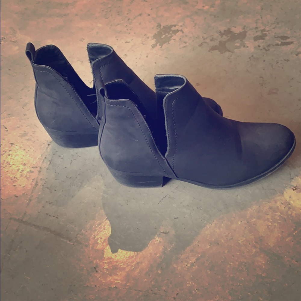 Black ankle boots